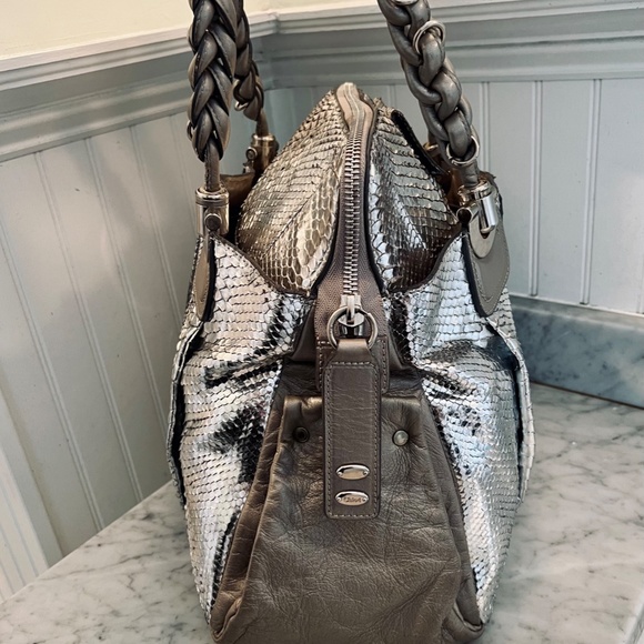 Limited Edition Chloe Python Heloise in silver - Picture 9 of 16